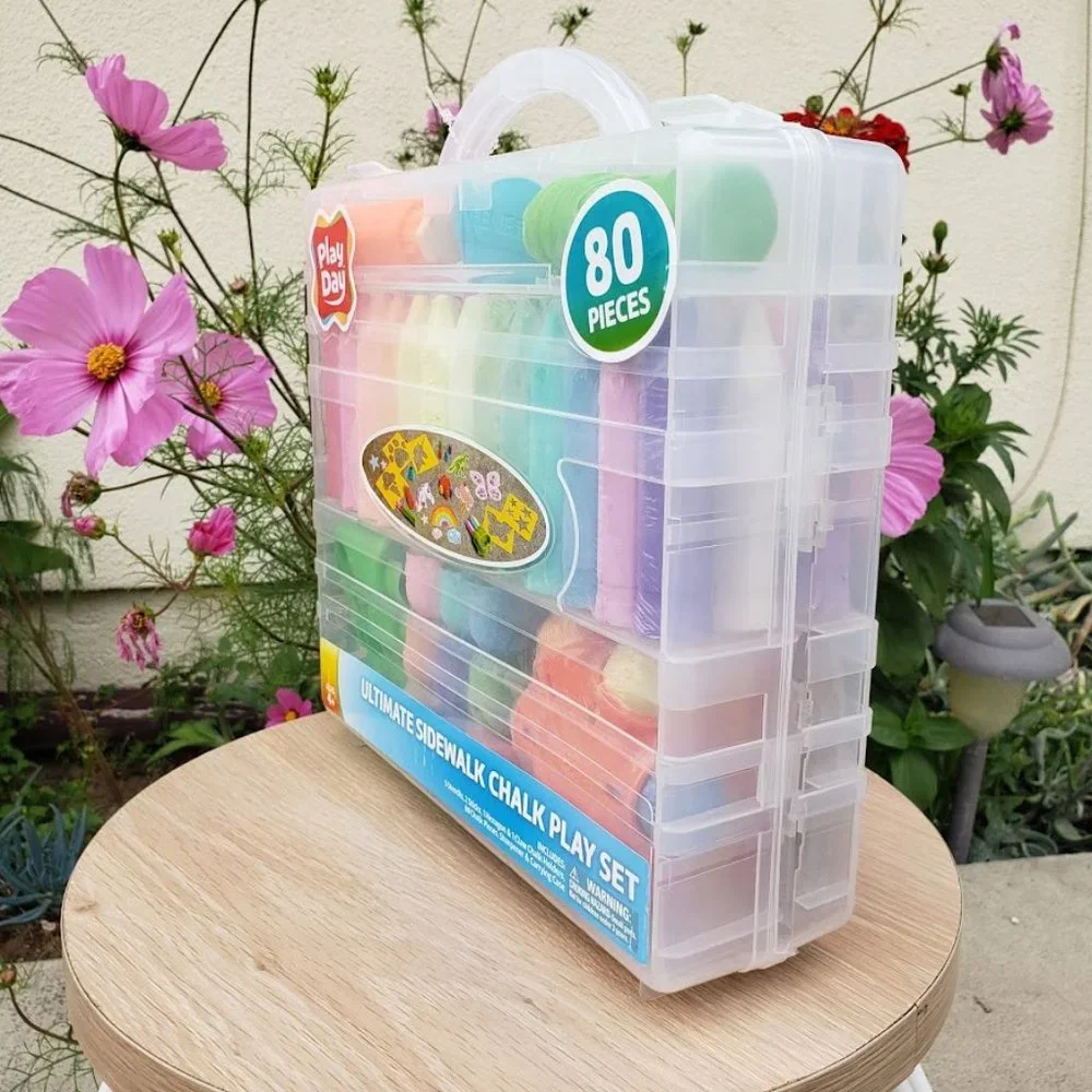 NEW 80 Piece Sidewalk Chalk Toddler Arts  Crafts Art Easter Basket Gift